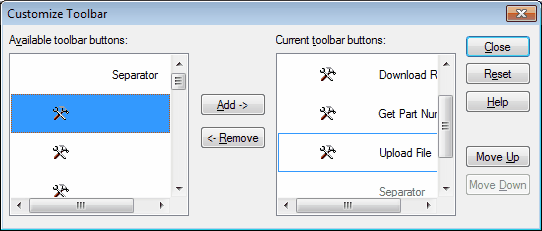 CustomToolbarCustomizeToolbar